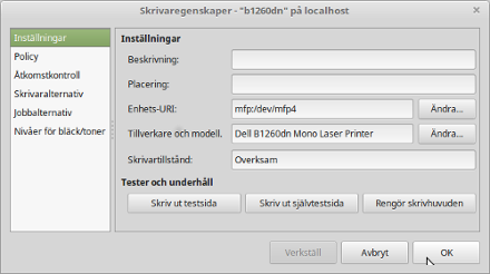 Dell B1260dn, egenskaper.png